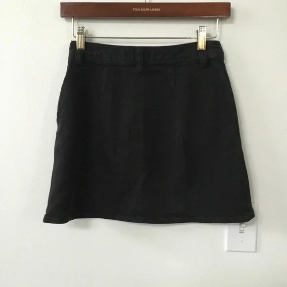 Aritizia Wilfred Free Penske Black Mini Skirt - Picture 3 of 5